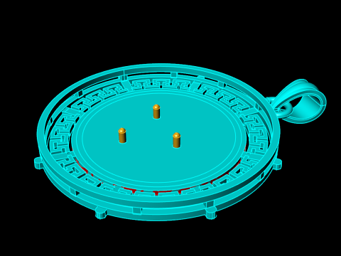 Versace pendant - Medusapendant - N911238 3D 打印模型