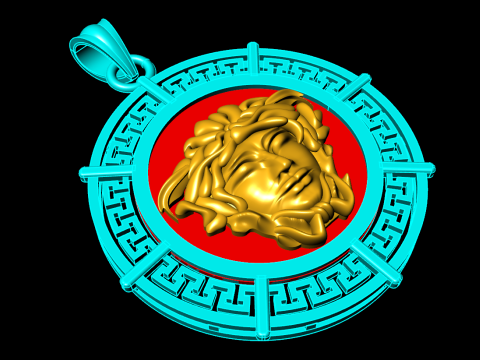 Versace pendant - Medusapendant - N911238 3D 打印模型