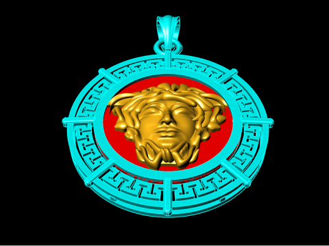 Versace pendant - Medusapendant - N911238 3D 打印模型