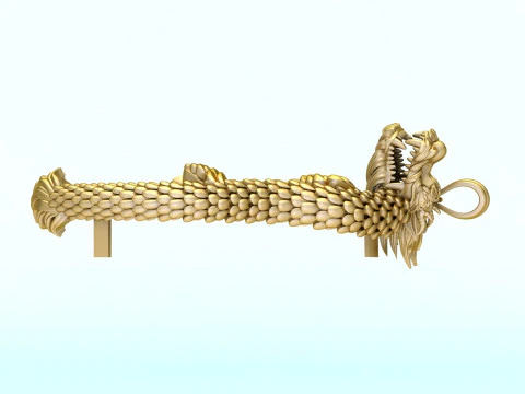 Twin dragon pendant - Dragon pendant - N912052 3D Print Model