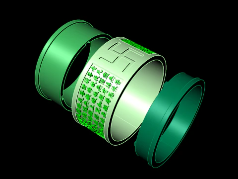Heart Sutra Ring - Buddha ring - N912912 3D Print Model