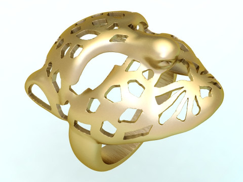 Leopard ring - Panther ring - N913024 3D प्रिंट मॉडल