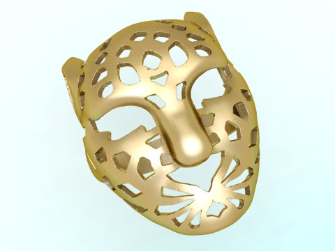 Leopard ring - Panther ring - N913024 Model Cetak 3D
