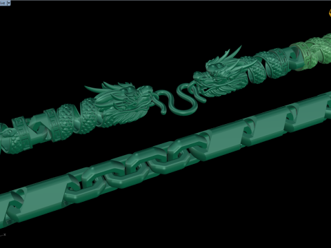 Dragon necklace - Mens necklace - Chain necklaces - N121820 3D Print Model