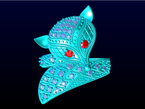 Fox ring - Womens ring - N913953 Modelo de impresión 3D