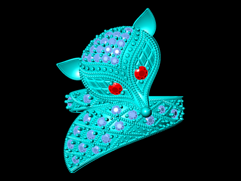 Fox ring - Womens ring - N913953 Modelo de impresión 3D