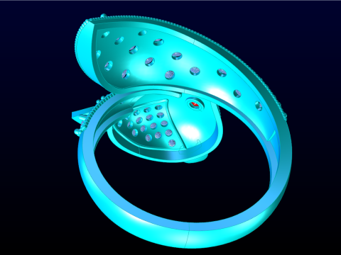 Fox ring - Womens ring - N913953 Modelo de impresión 3D