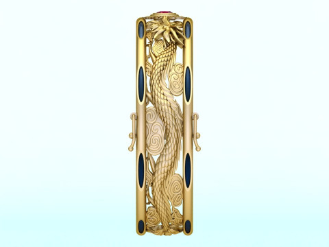 Dragon bracelet - Mens bracelet - N914115 Modelo de impresión 3D