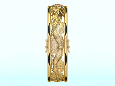 Pulseira drag&atilde;o - Pulseira masculina - N914115 Modelo de Impressão 3D