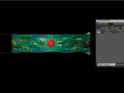 Pulseira drag&atilde;o - Pulseira masculina - N914115 Modelo de Impressão 3D