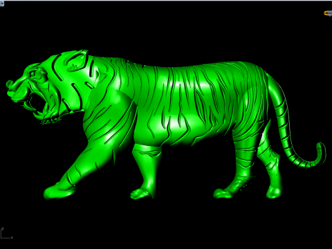 Tiger for jewelry - N915751 3D Print Model
