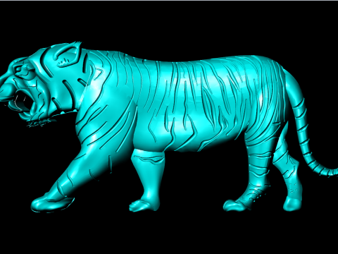 Tiger for jewelry - N915751 3D Print Model