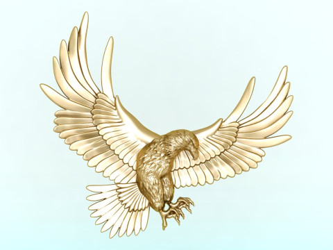 Eagle jewelry - Eagle for jewelry - N330 3Dプリントモデル