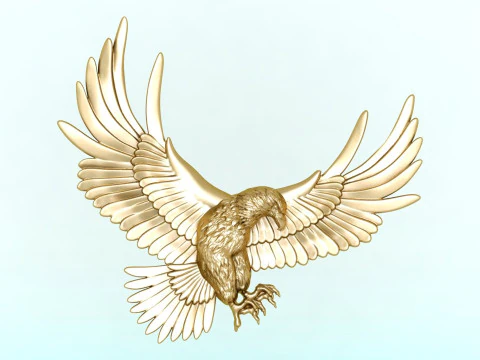 Eagle jewelry - Eagle for jewelry - N330 3D Print Model