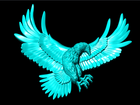 Eagle jewelry - Eagle for jewelry - N330 3Dプリントモデル