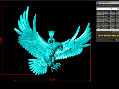 Pingente &aacute;guia - Pingente masculino - N330 Modelo de Impressão 3D