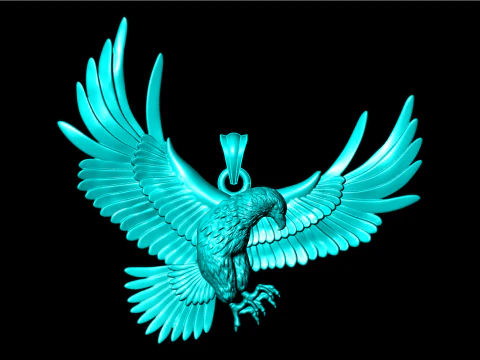 Pingente &aacute;guia - Pingente masculino - N330 Modelo de Impressão 3D