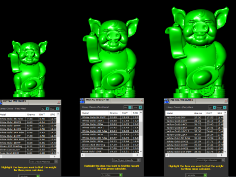 Pig souvenir jewelry - Pig statue - N930 3Dプリントモデル