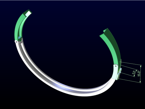 Bracelet lock - N916835 3D 打印模型