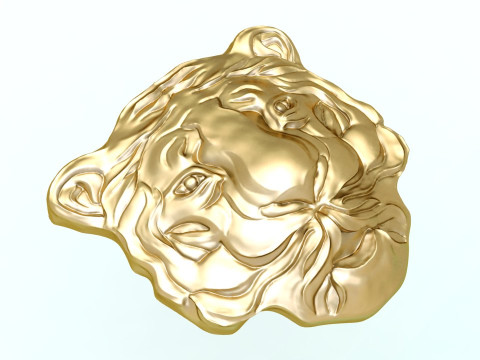 Tigers face for jewelry - Tiger for jewelry - N842 Modelo de impresión 3D