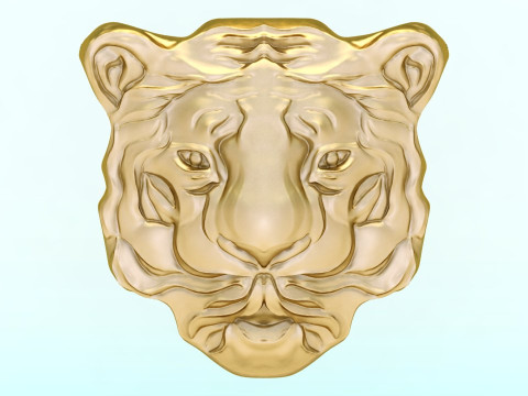 Tigers face for jewelry - Tiger for jewelry - N842 Modelo de impresión 3D
