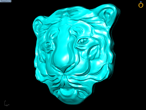Tigers face for jewelry - Tiger for jewelry - N842 Modelo de impresión 3D