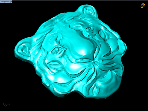 Tigers face for jewelry - Tiger for jewelry - N842 Modelo de impresión 3D