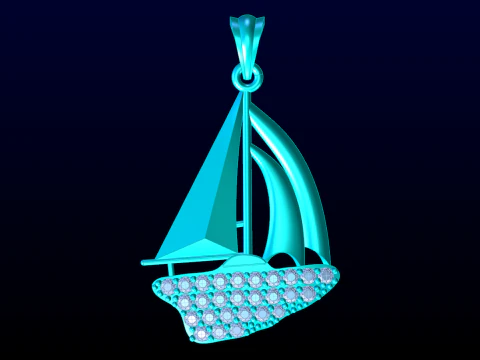 Segelanh&auml;nger - Bootsanh&auml;nger - Damenanh&auml;nger - N917310 3D Druckmodell