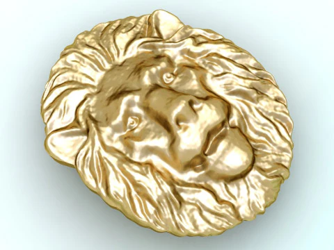 Lion for jewelry - Lion for ring - Lion for pendant - N918031 3D Print Model