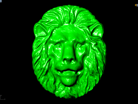 Lion for jewelry - Lion for ring - Lion for pendant - N918031 Modello di stampa 3D