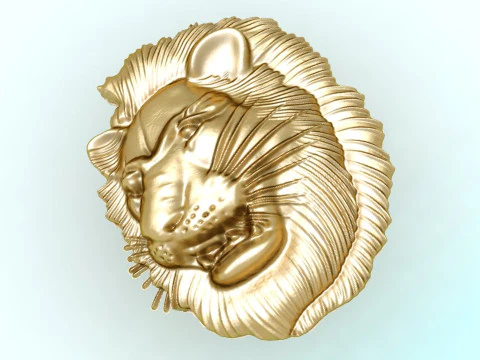 Lion for jewelry - Lion for ring - Lion for pendant - N654 3D Print Model