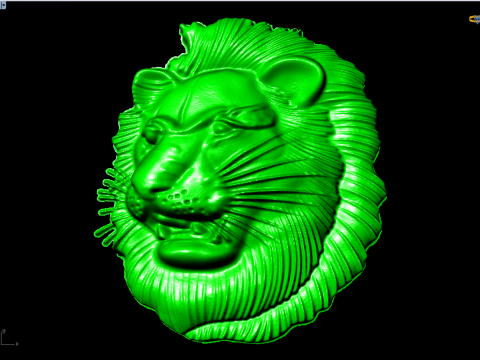 Lion for jewelry - Lion for ring - Lion for pendant - N654 Model Cetak 3D