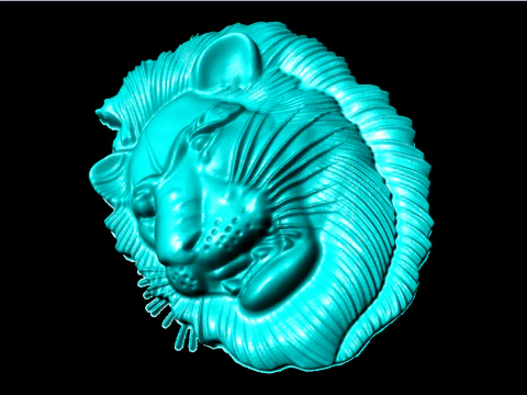 Lion for jewelry - Lion for ring - Lion for pendant - N654 3D Print Model