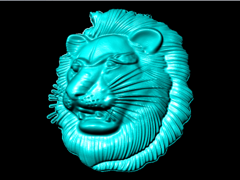 Lion for jewelry - Lion for ring - Lion for pendant - N654 Model Cetak 3D