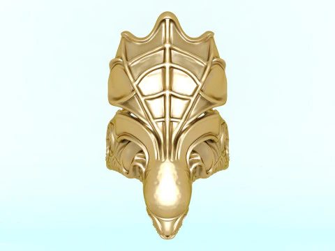 Dark Ring - Devil Ring - Beast Ring - Alien Ring - N918329 3D Print Model