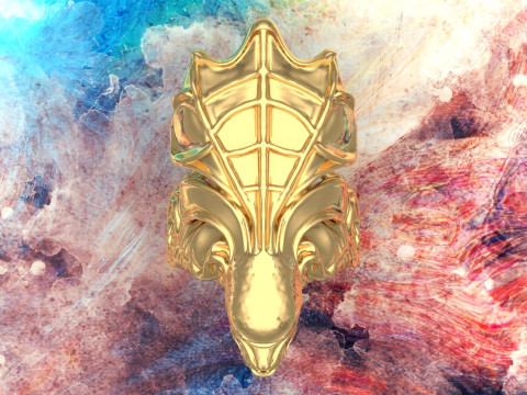 Dark Ring - Devil Ring - Beast Ring - Alien Ring - N918329 3Dプリントモデル
