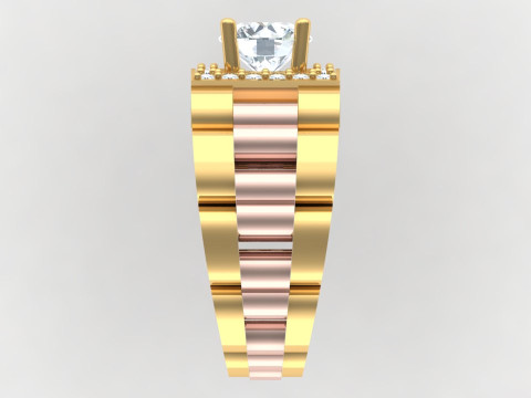 Watch ring - Clock ring - N402 Model do druku 3D