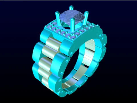 Watch ring - Clock ring - N402 3D Print Model