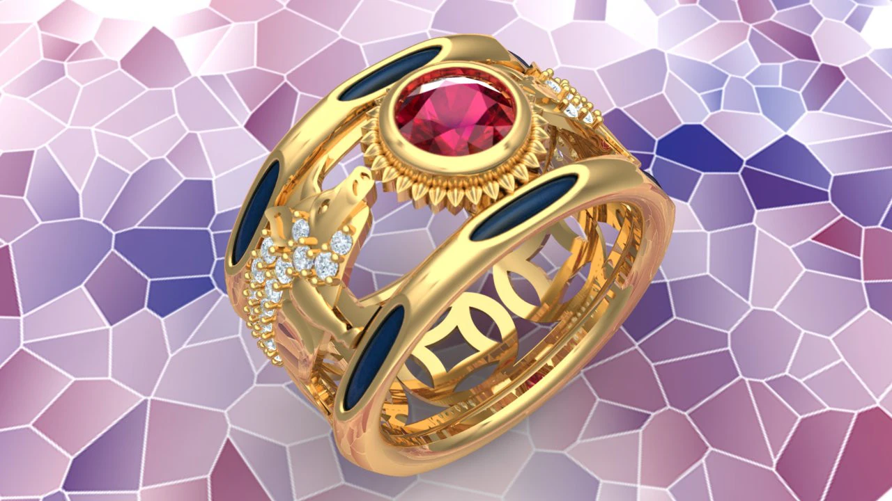 Pig rings - Elephant hair ring - Wild boar ring - N15 3D Print Model .c4d .max .obj .3ds .fbx .stl .blend