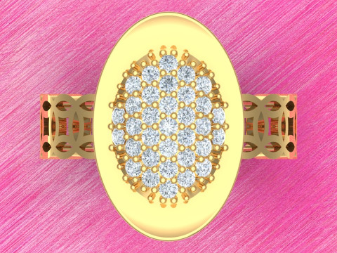 Money ring - Gold bar ring - N070421 3D Print Model