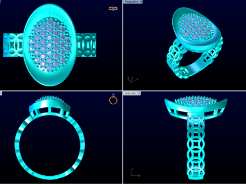 Money ring - Gold bar ring - N070421 3D Print Model
