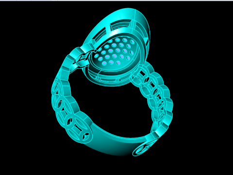 Money ring - Gold bar ring - N070421 3D Print Model