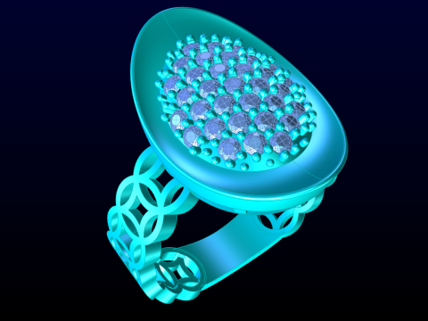 Money ring - Gold bar ring - N070421 3D Print Model