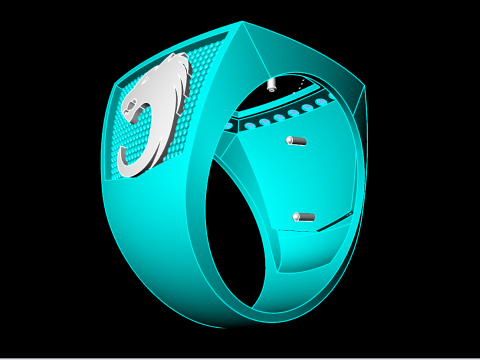 Tigerring – Herrenringe – N80 3D Druckmodell