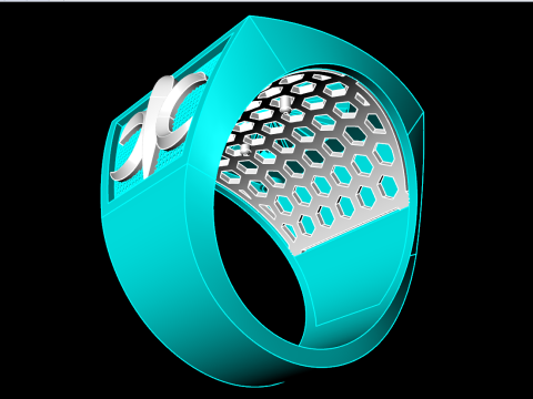 Dragon ring - Mens rings - N98 Modèles 3D en vedette