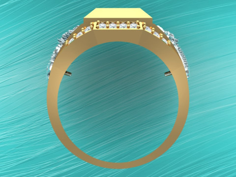 Dragon ring - Diamond ring - Mens rings - N1034 3D Print Model