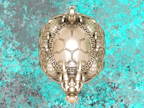 Dragon Turtle Ring - Mens Rings - N920228 3D Print Model