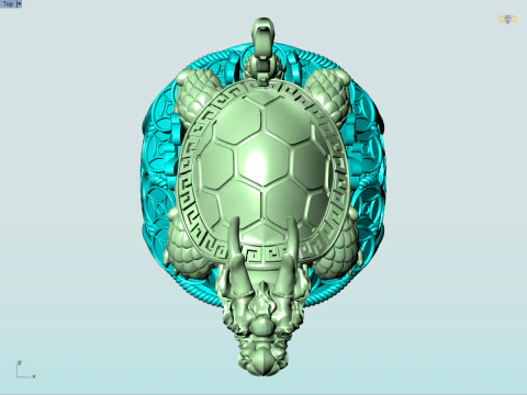 Dragon Turtle Ring - Mens Rings - N920228 3D Print Model