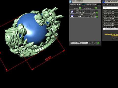 Dragon Tiger Ring - Dragon ring - Tiger ring - N334 3D Print Model