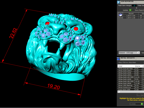 Lion ring - Lion mens ring - Mens ring - N923736 3D 打印模型